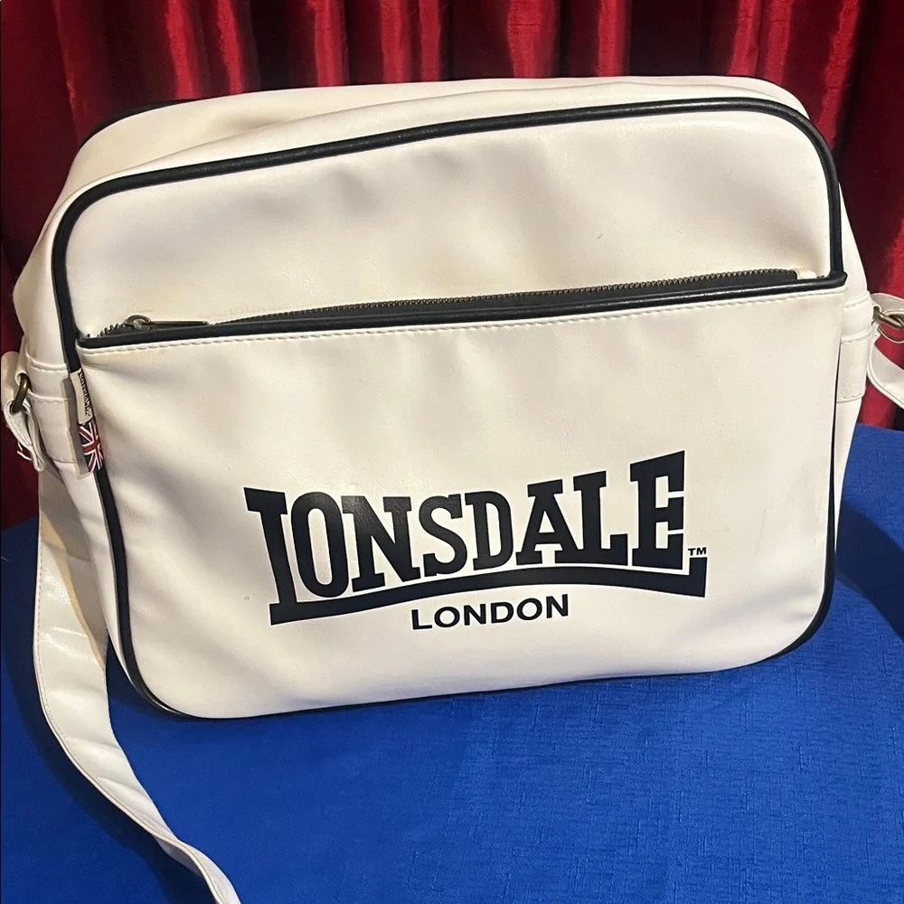 Union Jack Style Messenger Bag in Red, Navy & White